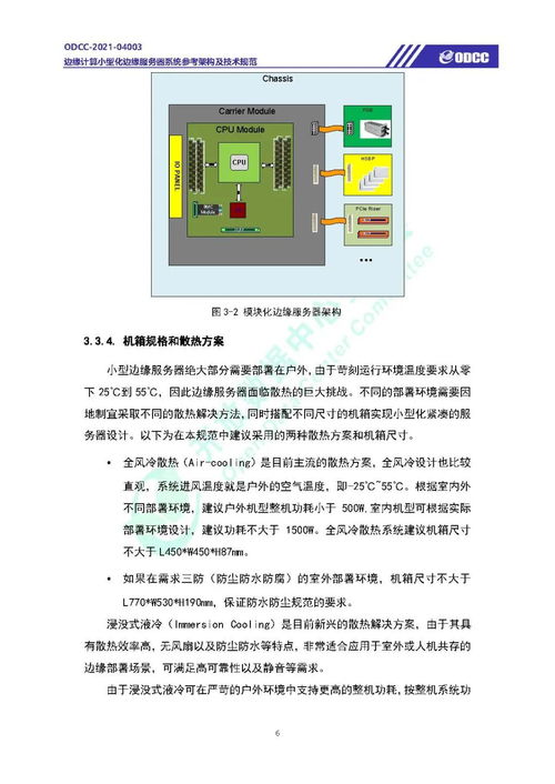 邊緣計(jì)算小型化邊緣服務(wù)器系統(tǒng)參考架構(gòu)及技術(shù)規(guī)范